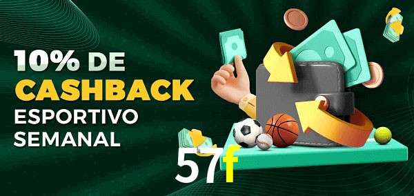 10% de bônus de cashback na 57f